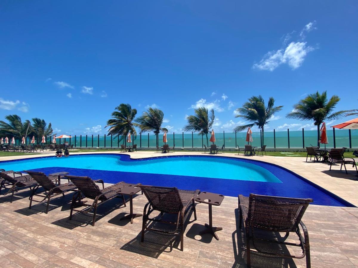 Tabatinga Residence Flat Pe Na Areia I Conde  Buitenkant foto